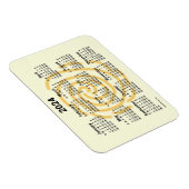 2024 Sonnentage Kalender von Janz 4x3 Magnet (Rechte Seite)