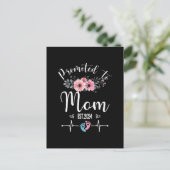 2024 Sonntag mit floraler Mutter Postkarte (Stehend Vorderseite)