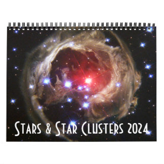 2024 Space Astronomy Star Clusters NASA Universe Kalender