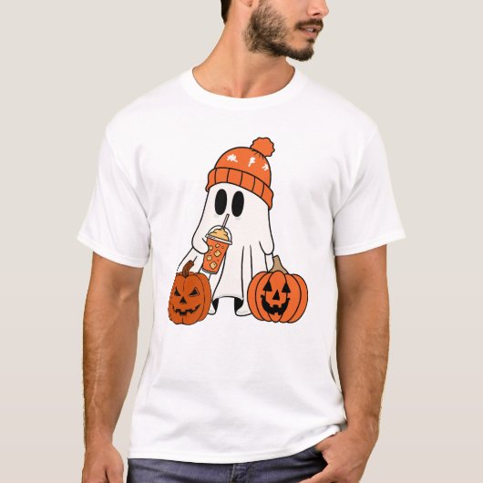2024 Spooky Vibe Classic Ghost-T-Shirt T-Shirt (Vorderseite)