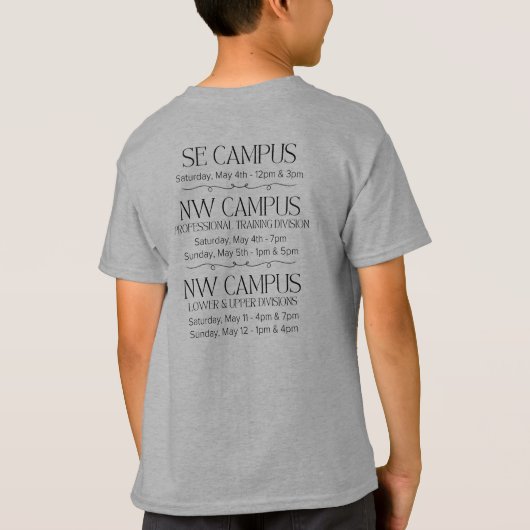 2024 Spring Performance Kids Tshirt (Rückseite)