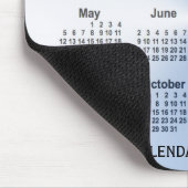 2024 Steel Blue Calendar von Janz Mouse Pad Mousepad (Ecke)
