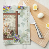 2024 Stiefmütterchen für das Handtuch, das Hirsche Geschirrtuch (Viertel Falte)