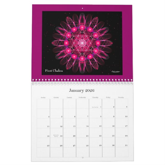 2024 Symbala Chakras-Kalender Kalender (Jan 2026)