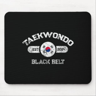 2024 Taekwondo-Schwarzgurt-Erfolg südkoreanische F Mousepad