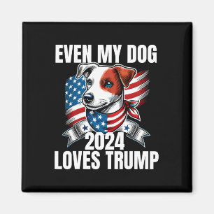 2024 Terrier Dog Usa Flag sogar meine Hunde Lieben Magnet