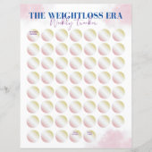 2024 The Weight Loss Era Tracker - 52 Week Tracker (Vorderseite)