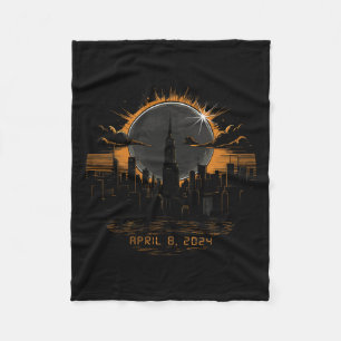 2024 Total Solar Eclipse April 8 New York Fleecedecke