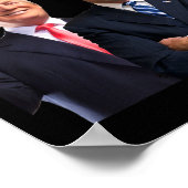 2024 Trump 2024 Wahldum und dumme Politik Poster (Ecke)