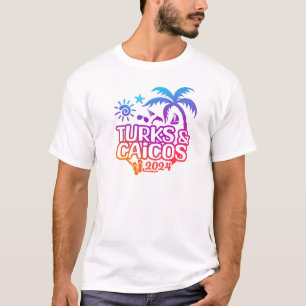 2024 Turks- und Caicos-Urlaub oder Trip-T - Shirt