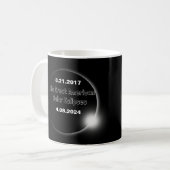 2024 und 2017 verdoppelt kaffeetasse (Vorderseite Links)