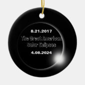 2024 und 2017 verdoppelt keramik ornament (Vorne)