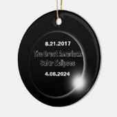 2024 und 2017 verdoppelt keramik ornament (Links)