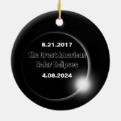2024 und 2017 verdoppelt keramik ornament (Hinten)