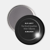 2024 und 2017 verdoppelt magnet (Vorderseite/Rückseite)