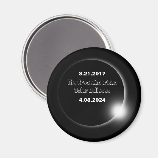 2024 und 2017 verdoppelt magnet (Vorderseite/Rückseite)