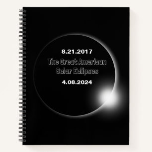 2024 und 2017 verdoppelt notizblock