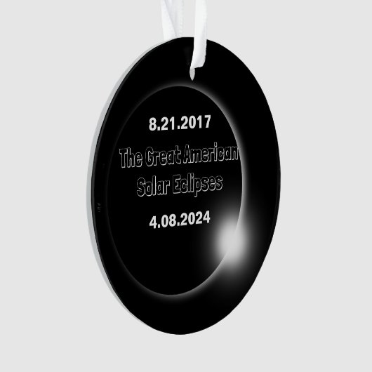 2024 und 2017 verdoppelt ornament (Vorderseite)