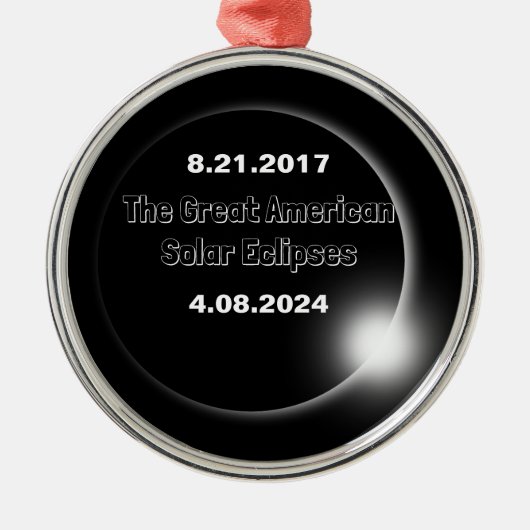 2024 und 2017 verdoppelt ornament aus metall (Vorne)