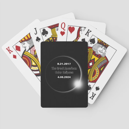 2024 und 2017 verdoppelt spielkarten (Rückseite)