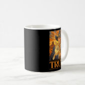 2024 und Cat Western Cowboy Patriotic 4. Juli Kaffeetasse (VorderseiteRechts)