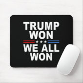 2024 US-Flagge Trump gewann Mousepad (Mit Mouse)