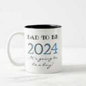 2024 Vater zu sein von Junge New Dad Tasse (Links)