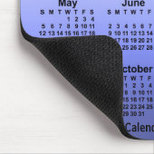 2024 Verblichener Indigokalender von Janz Mouse Pa Mousepad (Ecke)