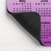 2024 Verblichener Lila Kalender von Janz Mouse Pad Mousepad (Ecke)