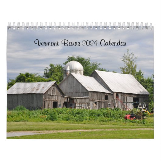 2024 Vermont Barns - Kalender (Titelbild)