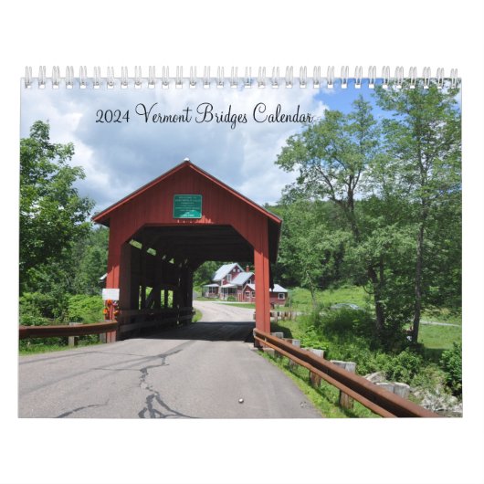 2024 Vermont Bridges Kalender (Titelbild)