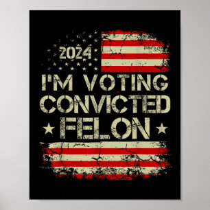 2024 Verurteilter Felon10 Poster