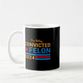 2024 Verurteilter Felon14 Kaffeetasse (Links)