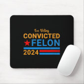 2024 Verurteilter Felon14 Mousepad (Mit Mouse)