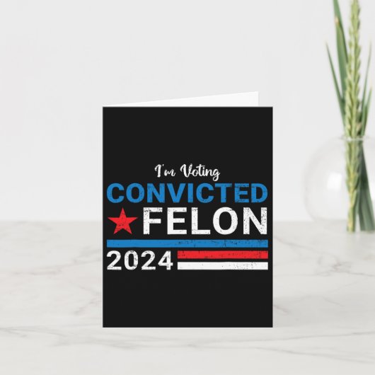 2024 Verurteilter Felon19 Karte (Vorderseite)