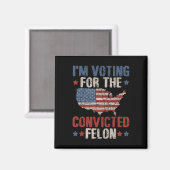 2024 Verurteilter Felon1 Magnet (Vorderseite/Rückseite)