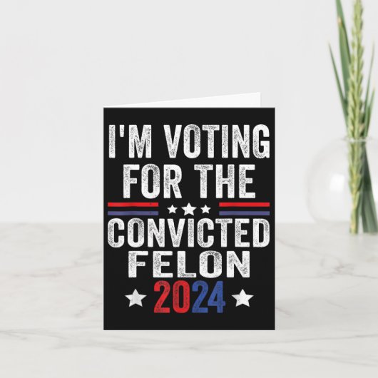 2024 Verurteilter Felon23 Karte (Vorderseite)