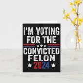 2024 Verurteilter Felon23 Karte (Gelbe Blume)