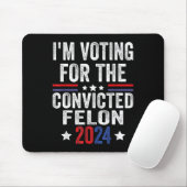 2024 Verurteilter Felon23 Mousepad (Mit Mouse)