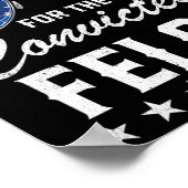 2024 Verurteilter Felon2 Poster (Ecke)