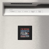 2024 Verurteilter Felon30 Magnet (In Situ (Geschirrspüler))