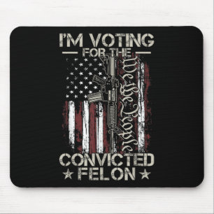 2024 Verurteilter Felon31 Mousepad