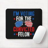 2024 Verurteilter Felon33 Mousepad (Mit Mouse)