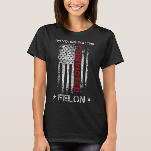 2024 Verurteilter Felon7 T-Shirt (Vorderseite)