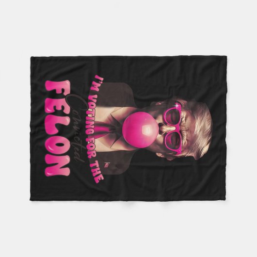 2024 Verurteilter Felon8 Fleecedecke (Vorderseite (Horizontal))