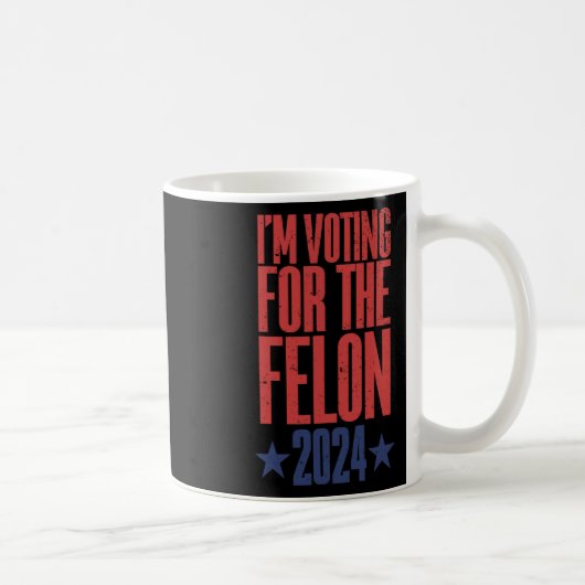 2024 Verurteilter Felon9 Kaffeetasse (Rechts)