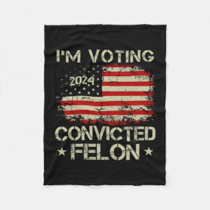 2024 Verurteilter Felon 22 Fleecedecke