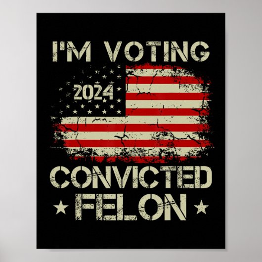 2024 Verurteilter Felon 22 Poster (Vorne)