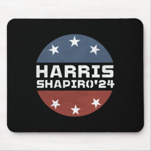 2024 Vintage-Präsidenten-Kampagne Kamala Harris Mousepad