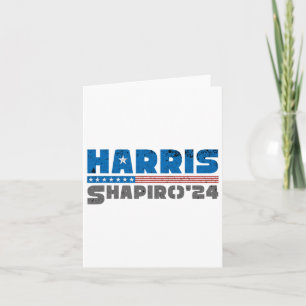 2024 Vintager US-Flaggenstaat 80er Kamala Harris Karte